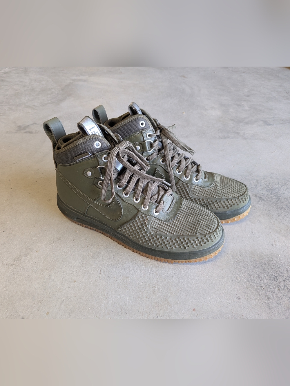 Nike Lunar Force 1 Duckboot Olive Green Men 10.5